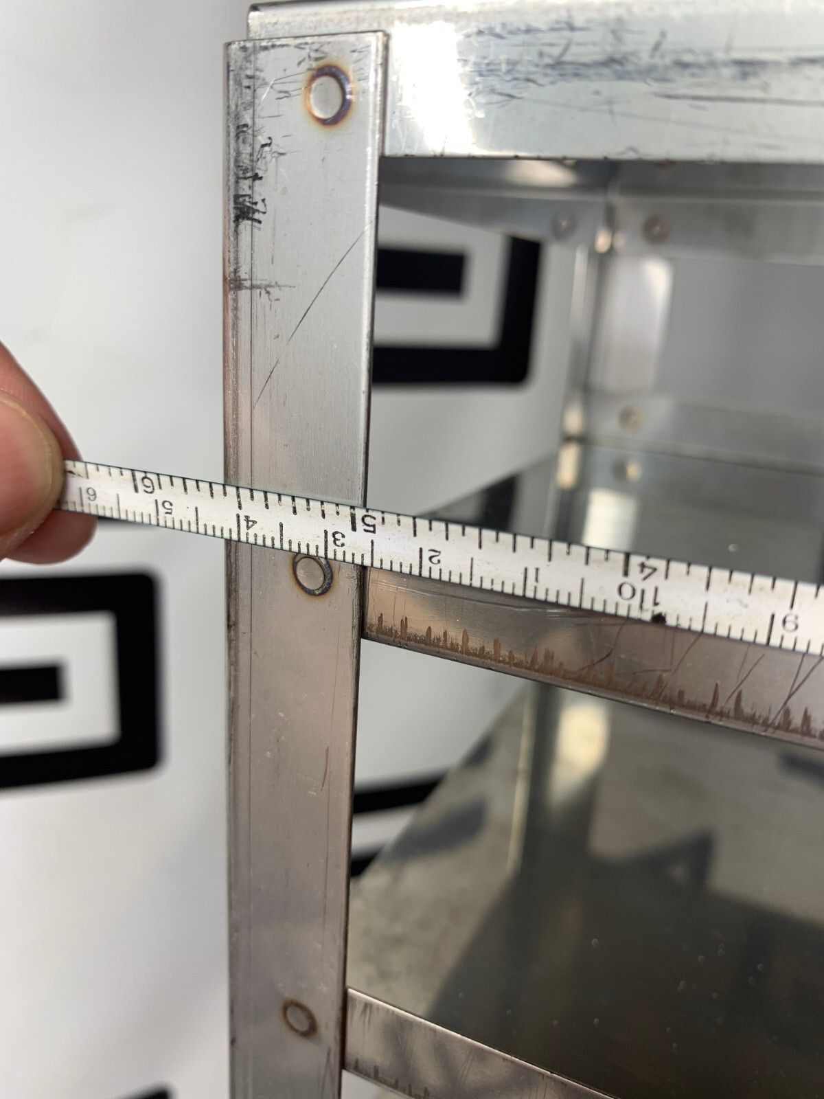 Used Chest Freezer Vertical Rack Stainless Steel 13 Box Capacity 2” Box 5.25 x 5.25