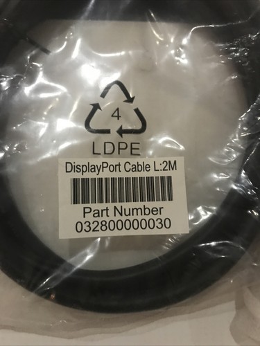 HOSIDEN Display Port Cable Male to Male 032800000030 FOR HP DREAMCOLOR MONITOR