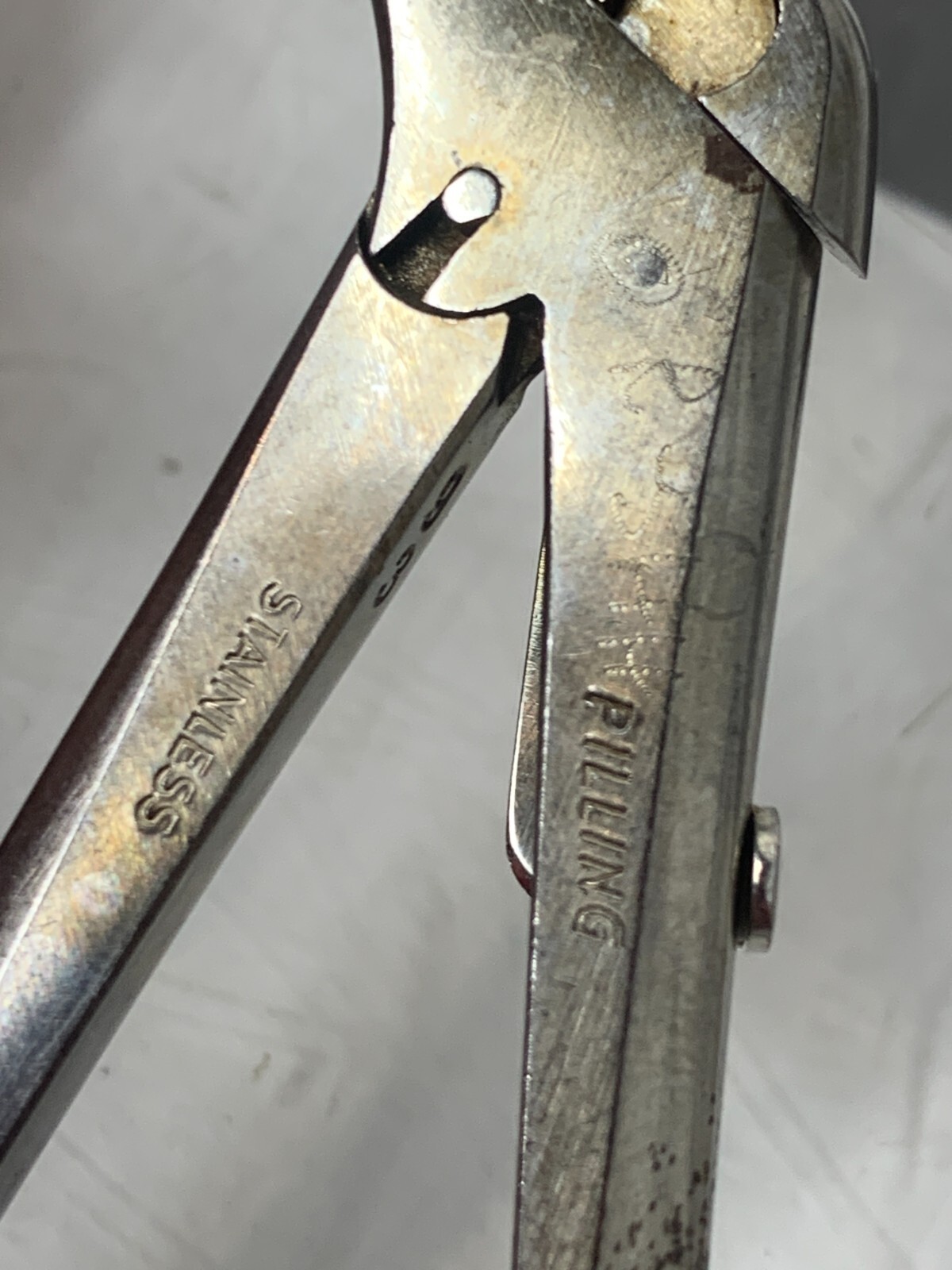 Used Pilling Forceps 50-5106 Up-Bite Jackson Cup 6mm Surgical