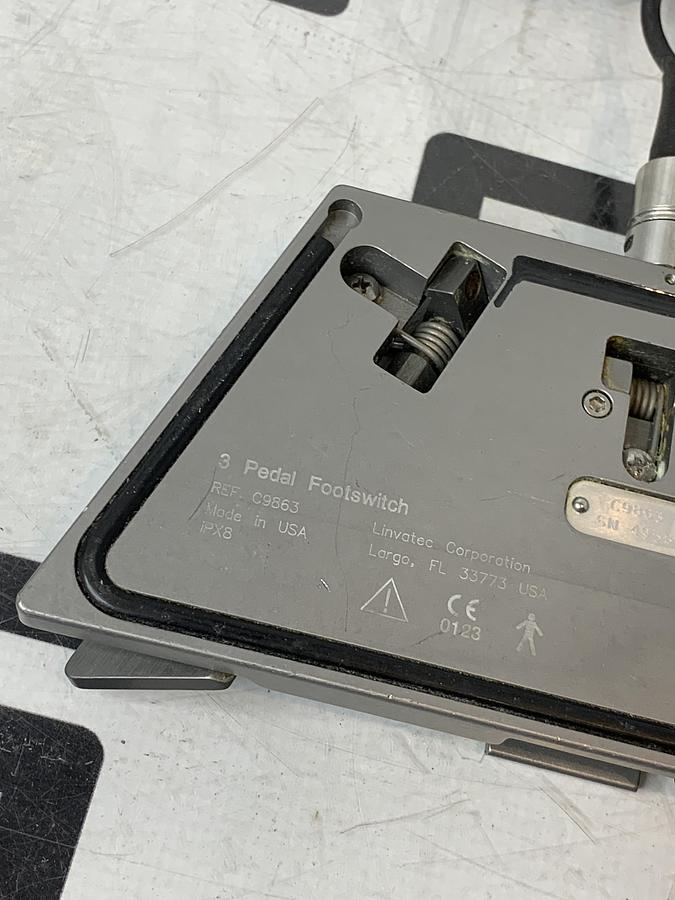 Used Linvatec MicroChoice C9863 Footswitch Foot Pedal Hall Surgical Warranty