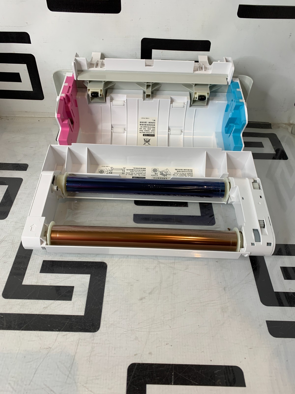 Used Stryker SDP1000 Printer Paper Tray Digital Color No Pink/Blue Paper Holders