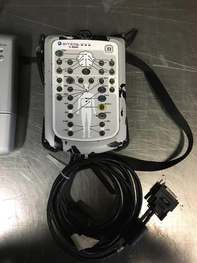 Used EMBLA S4500 MDRIVE 2000105 Bedside Unit Bracket 2040001 Sleep Monitoring