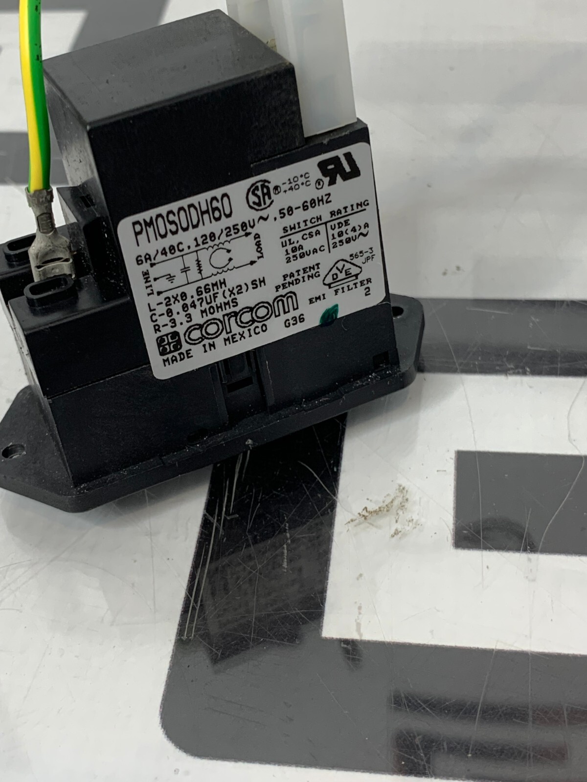 Used Eppendorf 5417R 5417 R Centrifuge Power Plug Socket On Off Switch Input Module