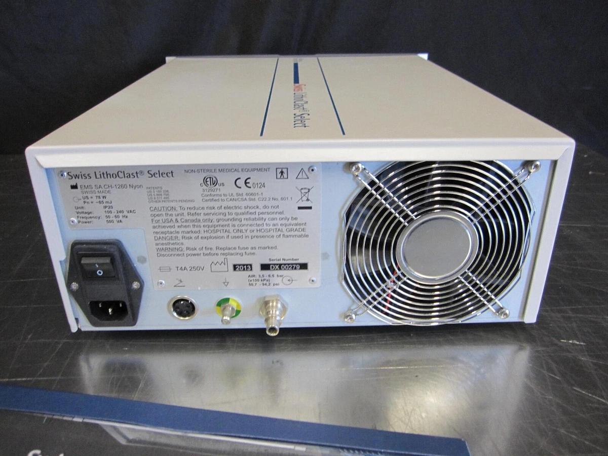 Used Boston Scientific Swiss LithoClast Select System Ultrasound W/ Foot pedal manual