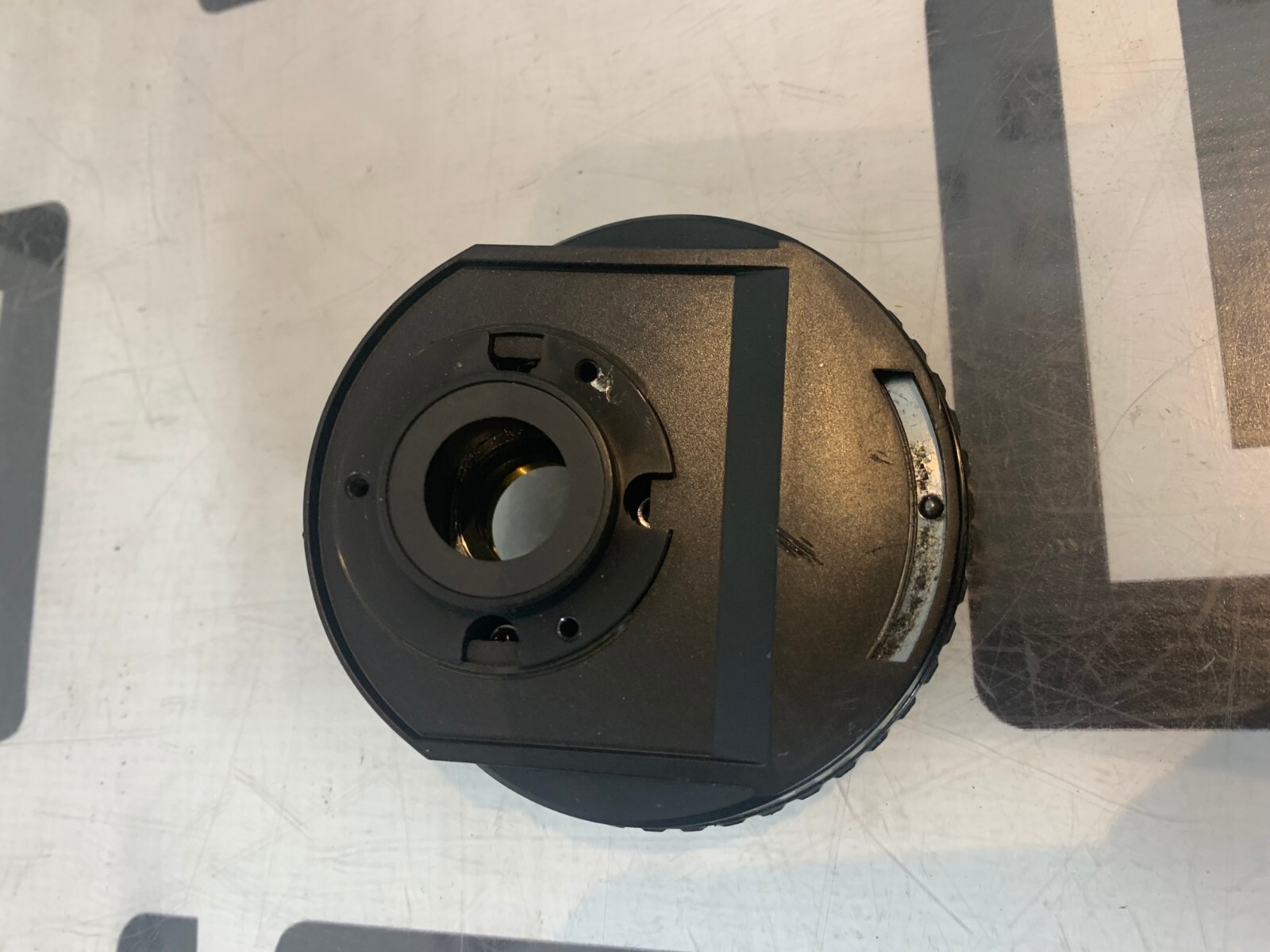 Used Olympus U-5RE-2 Microscope 5-Objective Turret Nosepiece BX SERIES BX41 BX51 BX53