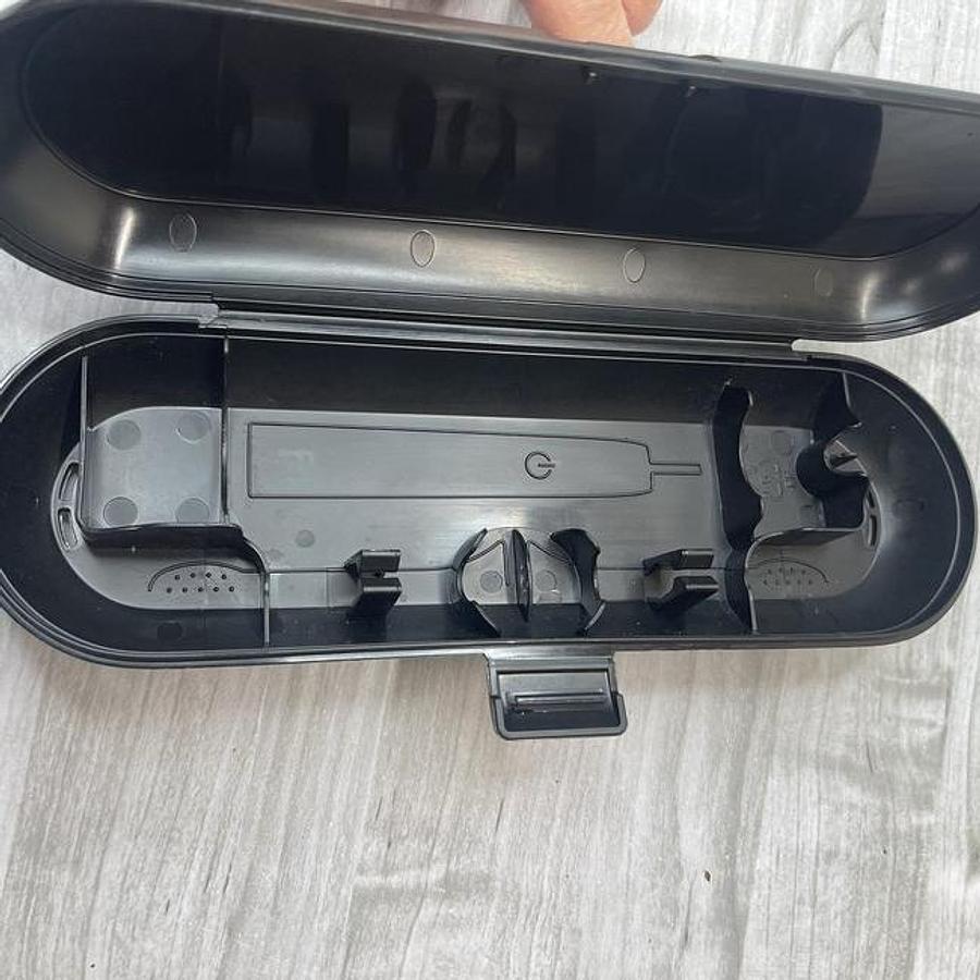 Used PHILIPS 6100 SONICARE TRAVEL CASE FOR ELECTRIC TOOTHBRUSH CASE ONLY BLACK