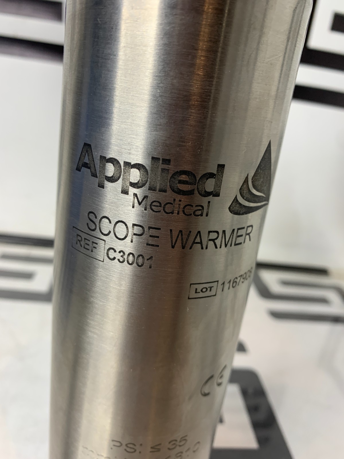 Used Applied Medical C3001 Scope Warmer Bottle REF#