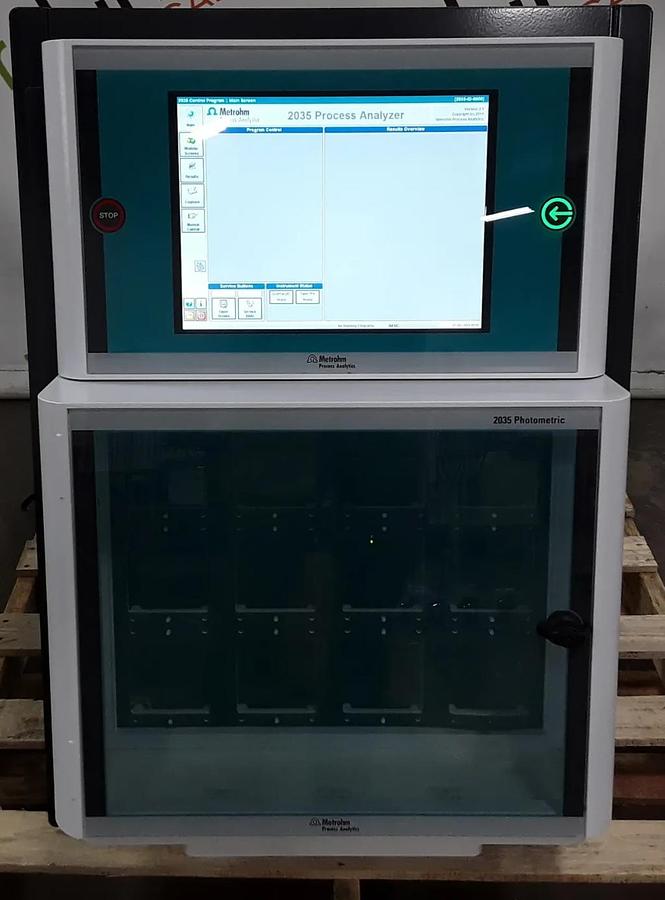 Used Metrohm 2035 Process Analyzer Versatile Wet Chemical Analysis Photometric