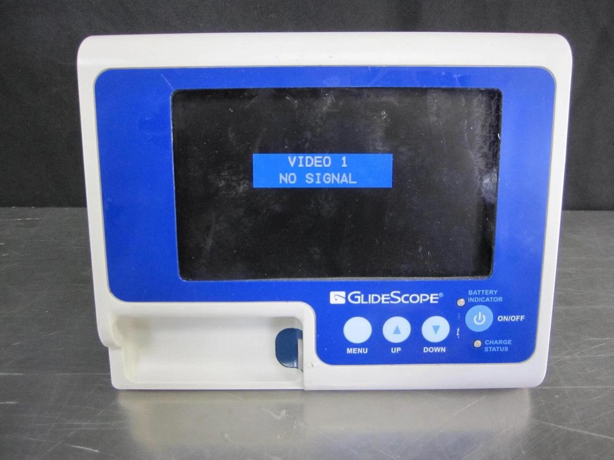 Used Verathon Saturn Glidescope 0231-0003 GVL Portable Video Monitor Surg NEW BATTERY