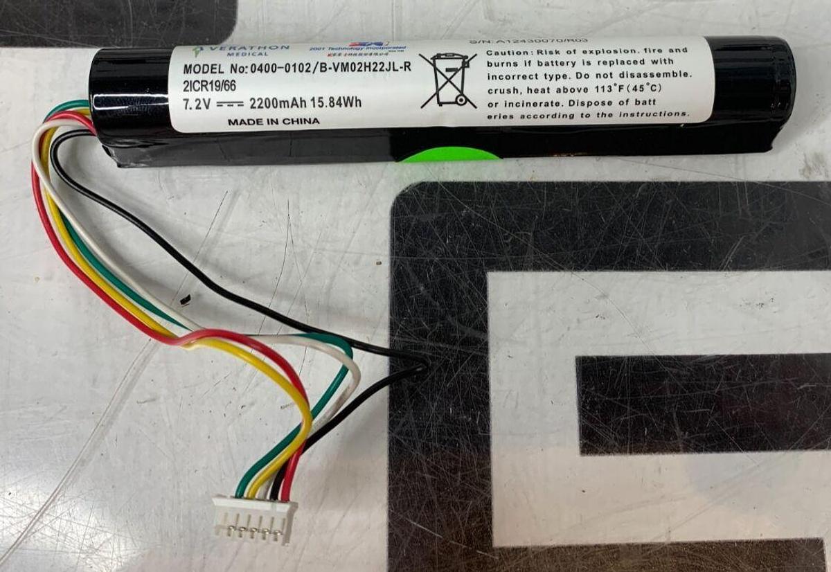 Used VERATHON 7.2V 2150mAh Li-ion Battery