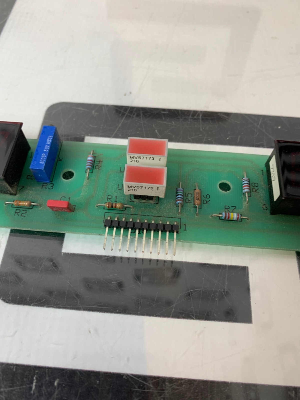Used Sorvall RT 6000D Digital Display Faceplate Panel PCB Board 9320 Centrifuge ASSY