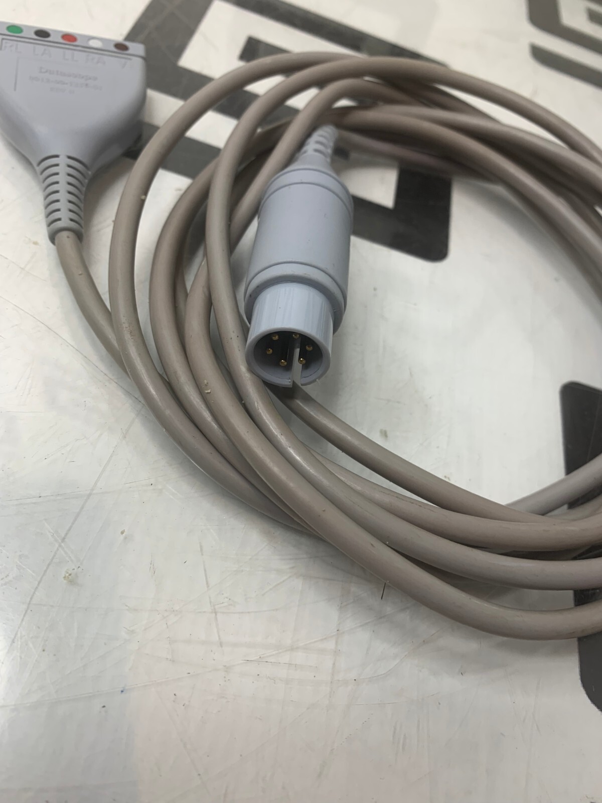 Used OEM Datascope 0012-00-1255-01 ECG EKG Trunk 5 Lead Cable