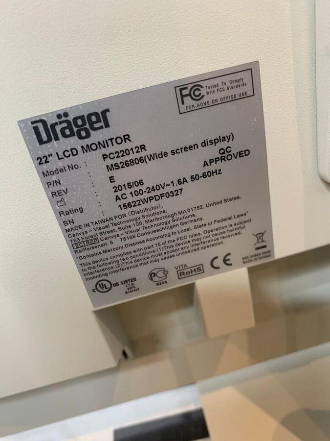 Used DRAEGER SC WU24 A1515