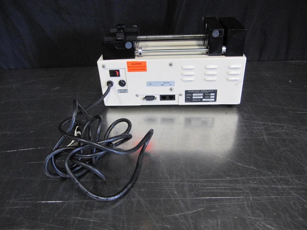 Used Harvard Apparatus 55-1144 Laboratory Syringe Infusion Pump - Movement Issues