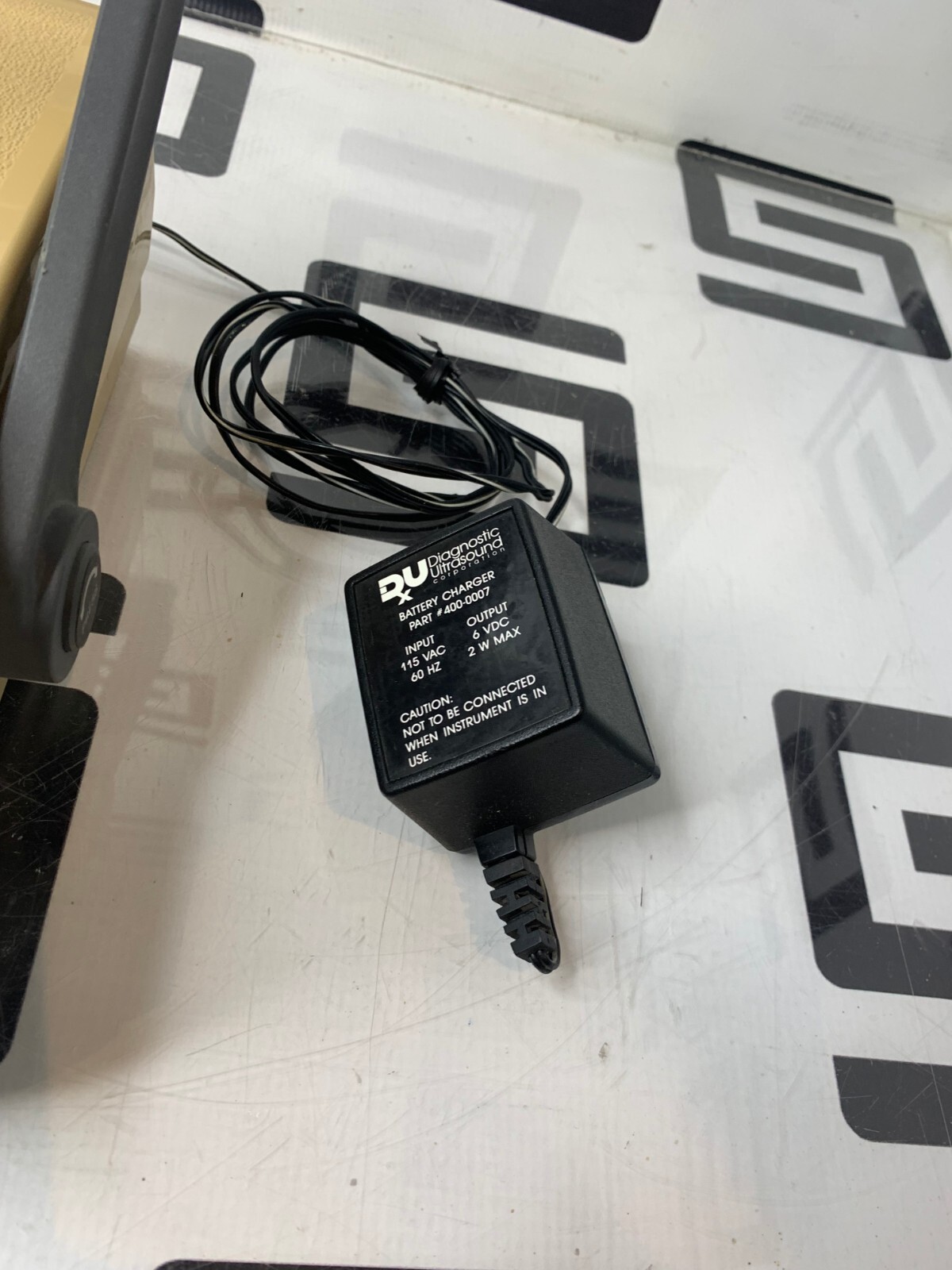 Used Diagnostic Ultrasound BLADDERSCAN BVI-2500 W/ Power Supply & Probe