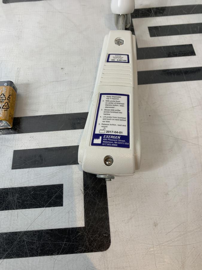 Used Exergen TAT-5000 Professional Temporal Scanner Thermometer w/ New Battery 2017