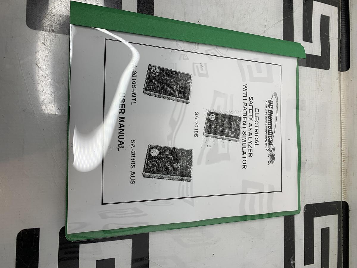 Used BC BIOMEDICAL SA-2010S Safety Analyzer w/ Patient Simulator TESTED WARRANTY