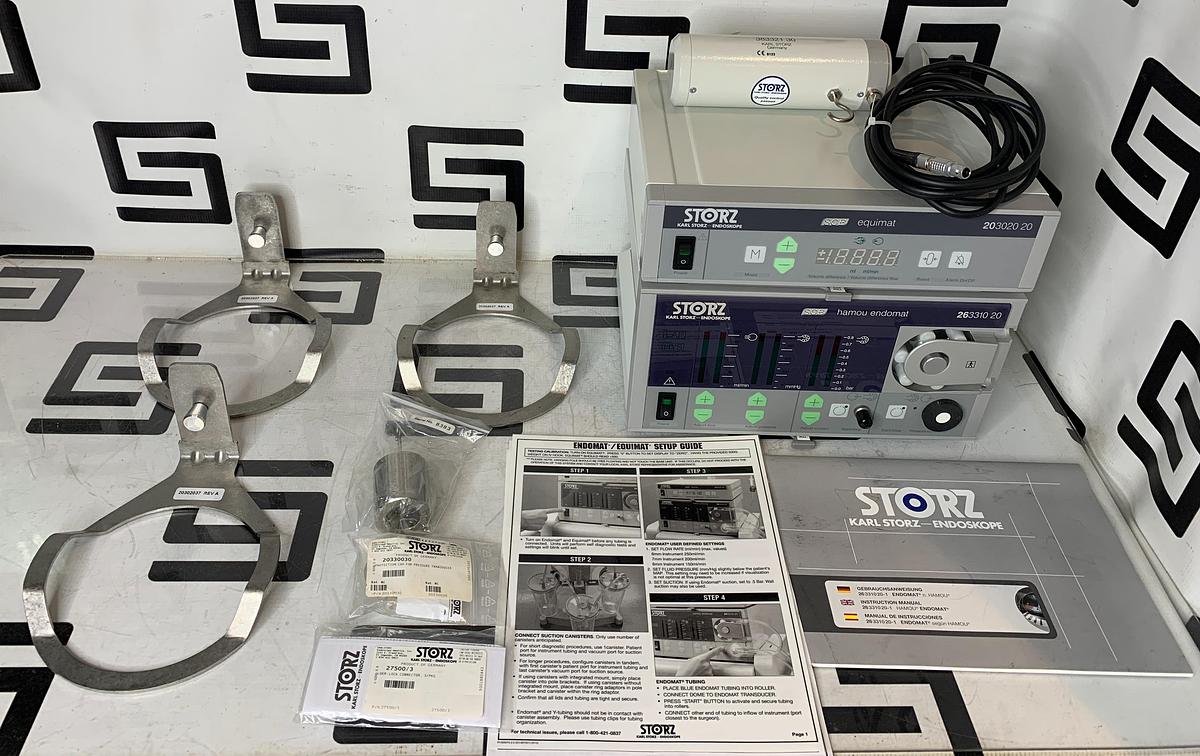 Used Karl Storz Hamou Endomat 26331020 & SCB Equimat 20302020 System