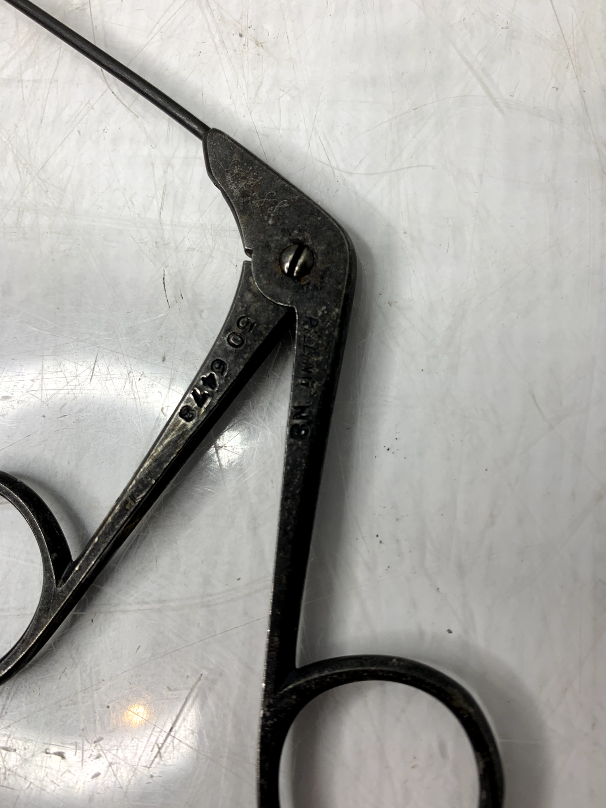 Used Pilling 50-6478 Jako-Kleinsasser Micro Laryngeal Scissors Straight Sharp 23cmENT