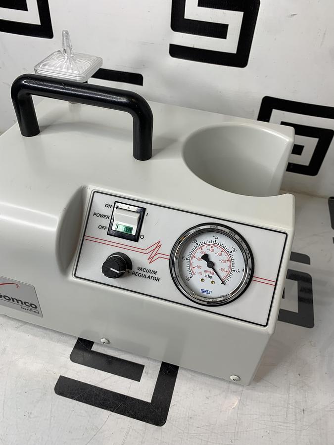 Used Gomco 4005 Pump Vacuum Allied Healthcare Portable Model Suction Unit CANISTER