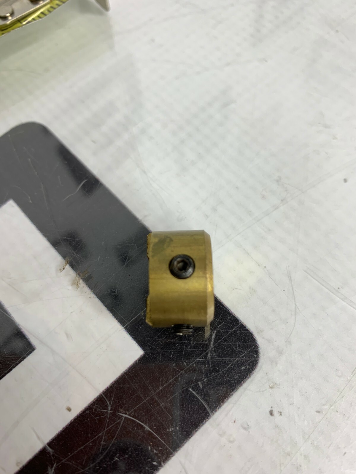 Used CLAY ADAMS COMPACT II 420225 0225 Motor Drive Brass Coupler 42015102 Key 2