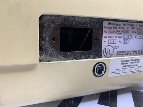 Used EPPENDORF MODEL 5415C CENTRIFUGE BENCHTOP 5415 C TABLETOP