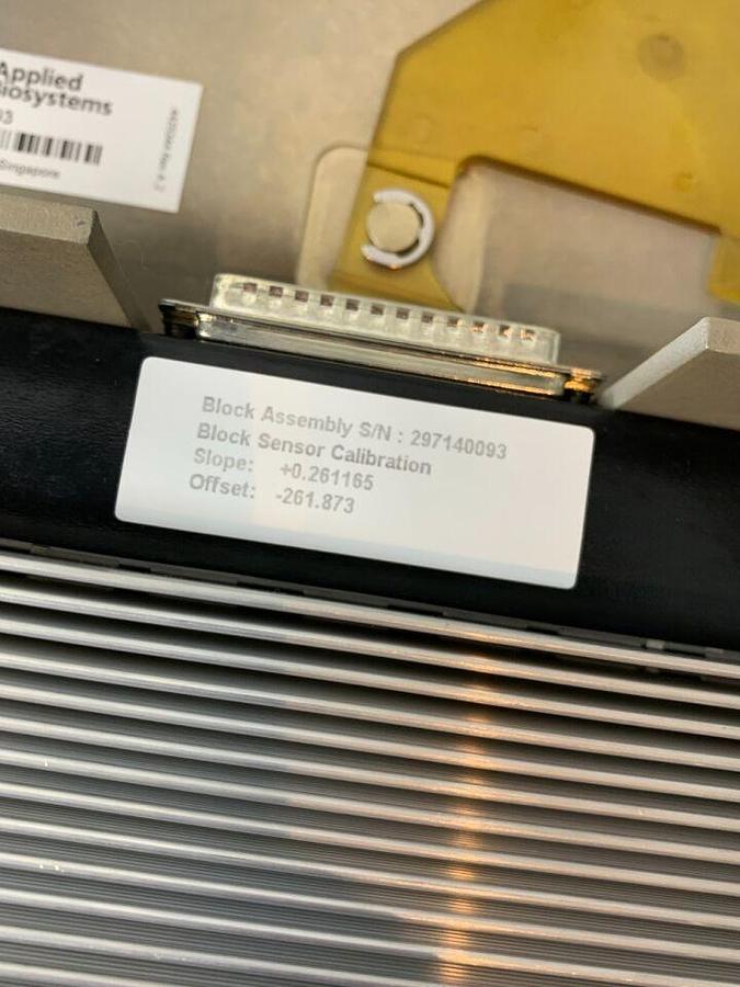 Used APPLIED BIOS PERKINS ELMER Sample Block Module Dual Flat 9700