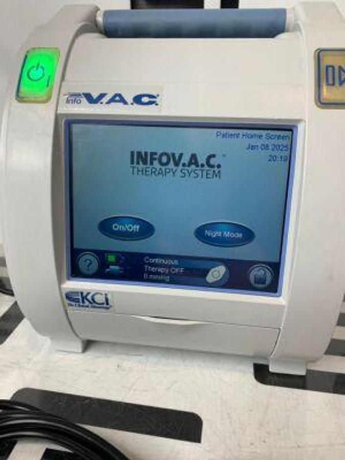 Used Info V. A.C. VAC Wound Therapy INFOVAC