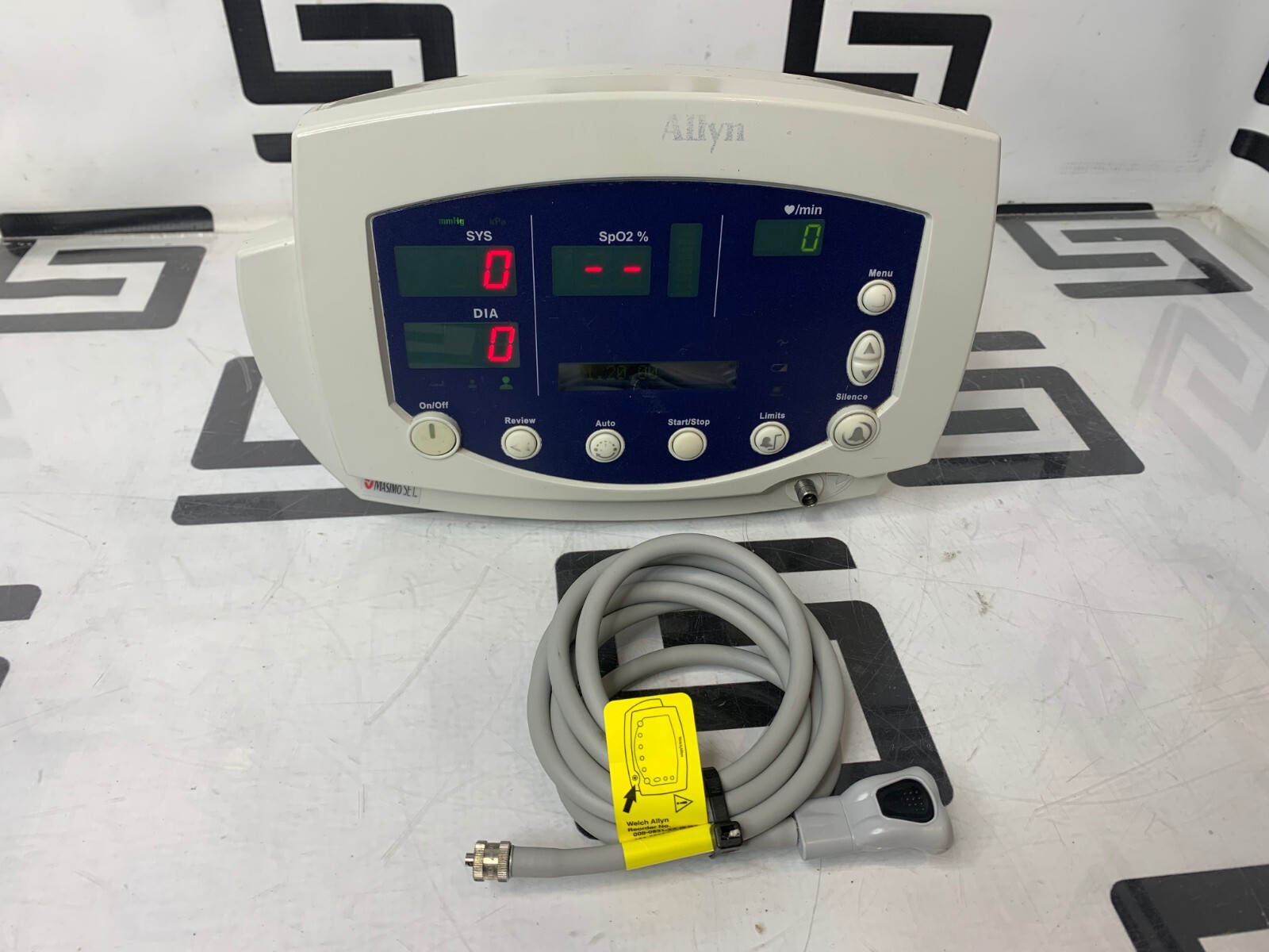 Used Welch Allyn 53XXX Vital Signs Monitor NIBP BP Blood Pressure 300 Series SPO2