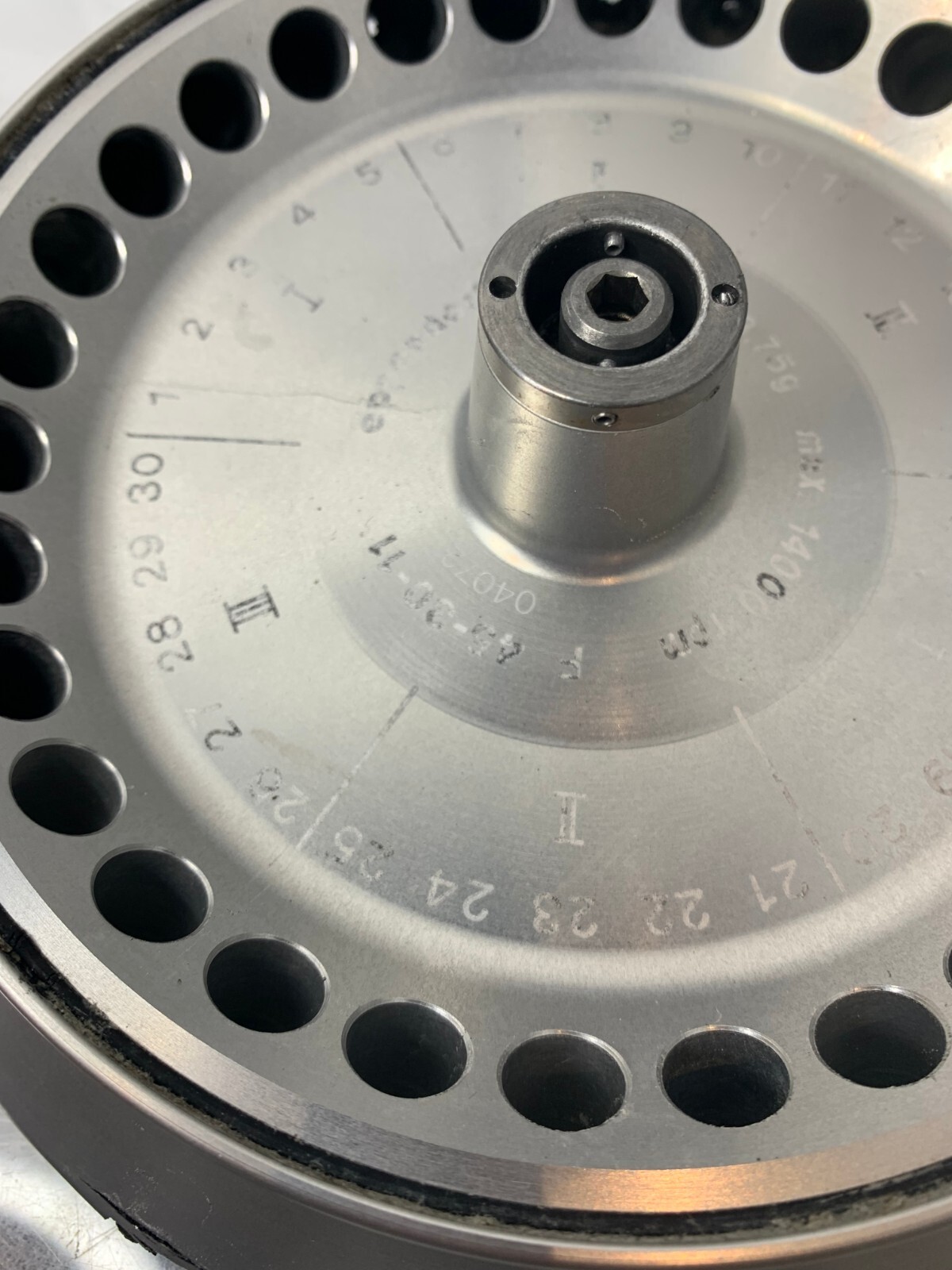 Used Eppendorf F 45-30-11 F45-30-11 30 Position Fixed Angle Rotor 5417R 5417C C