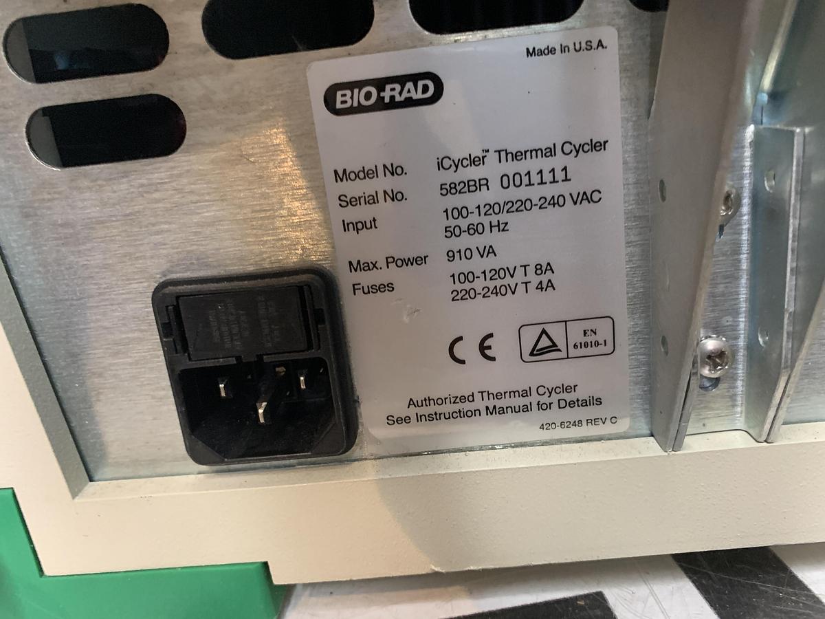 Parts/Repair Bio-Rad iCycler 582BR Thermal Cycler 96 Well w/ iCycler Optical Module 584BR