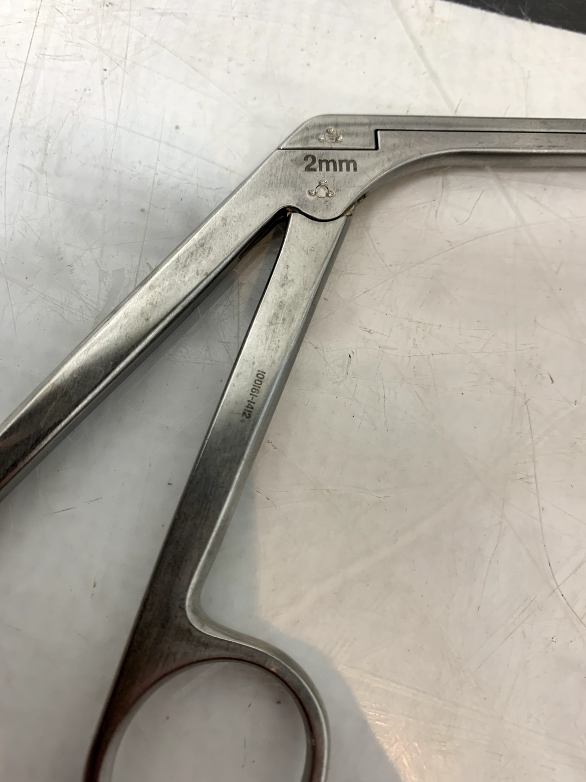 Used Jarit 280-406 Angled Rongeur Cushing 4.0mm x 10mm Up  230mm