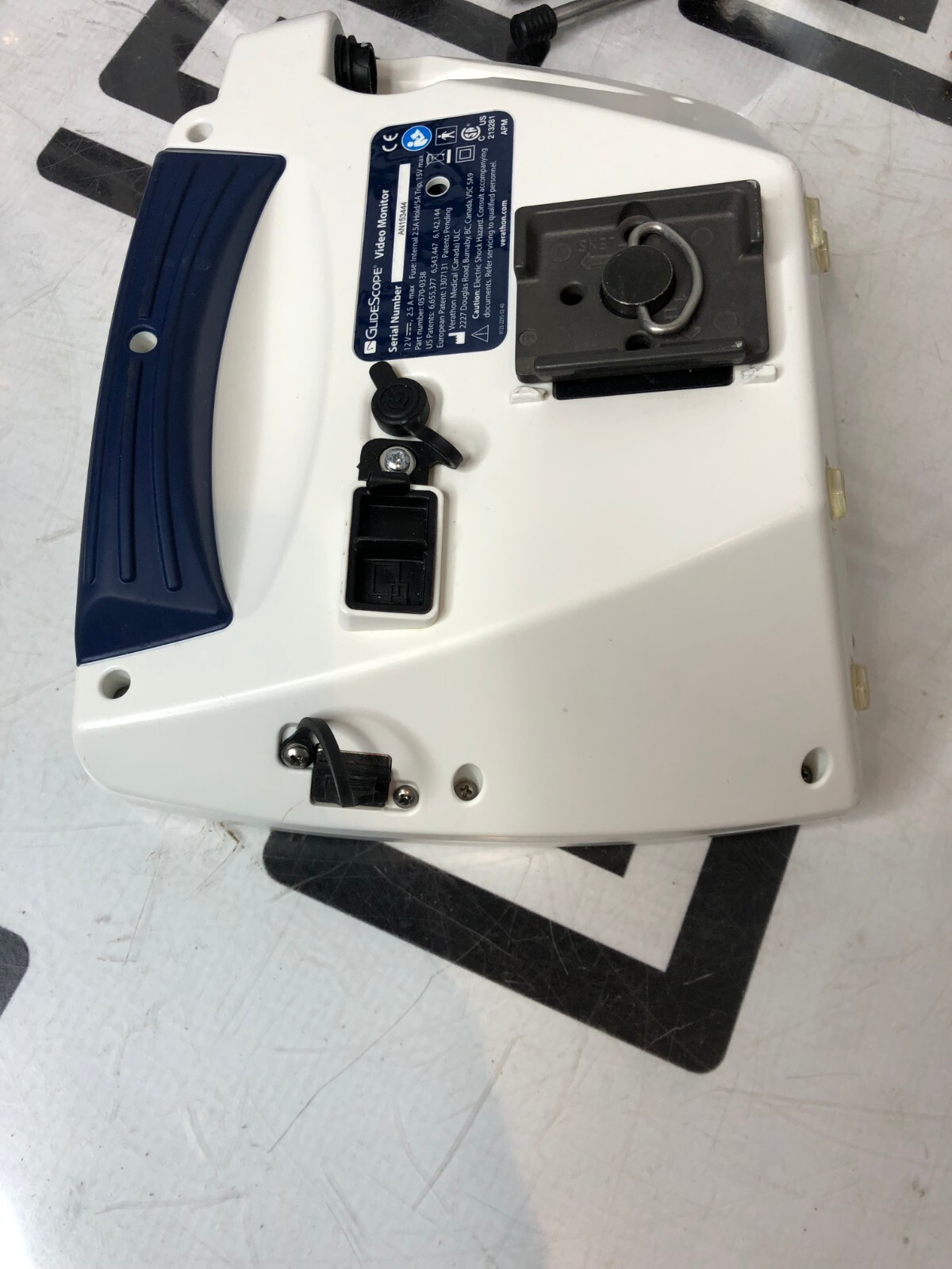 Used Verathon GlideScope AVL 0570-0338 Monitor Video Laryngoscope No Battery TESTED