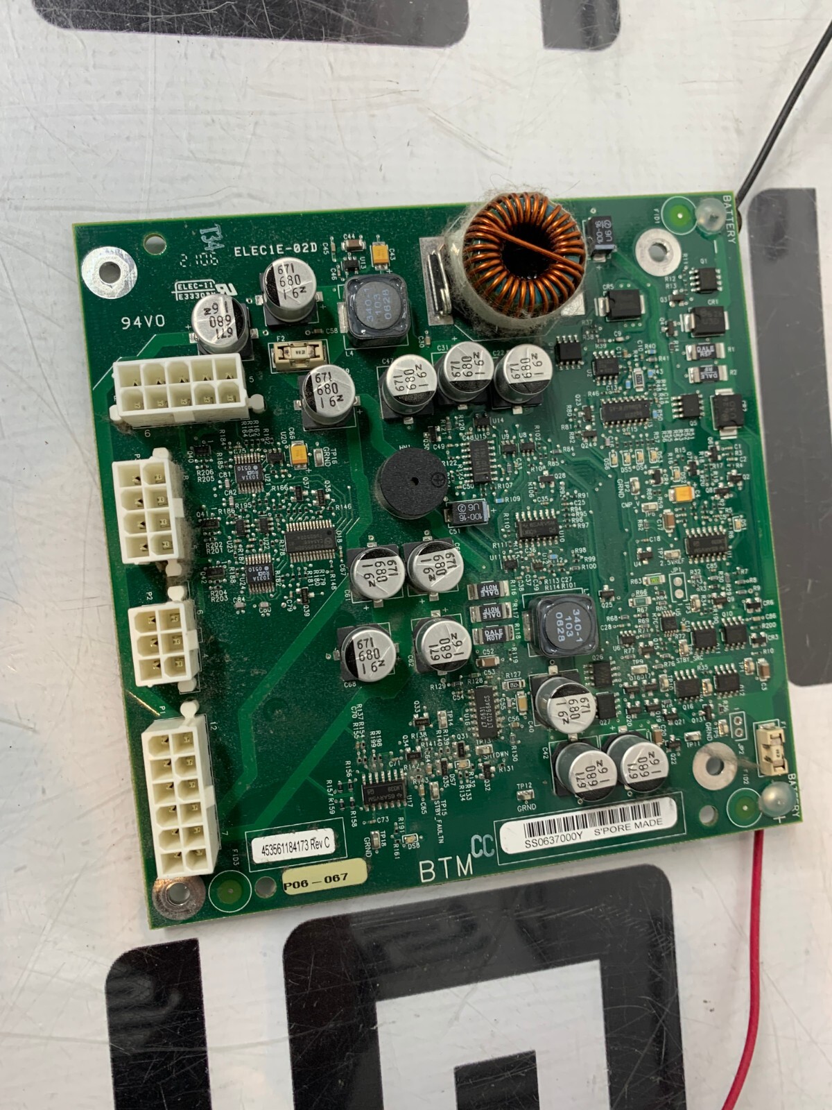 Used PHILIPS IU22 ULTRASOUND BATTERY & THERMAL MNGMT. BOARD BTM 453561184173 - TESTED