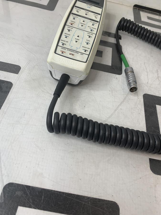 Used TRUMPF 1798326 TRUESYSTEM 7000DV REMOTE SURGICAL TABLE HAND CONTROL