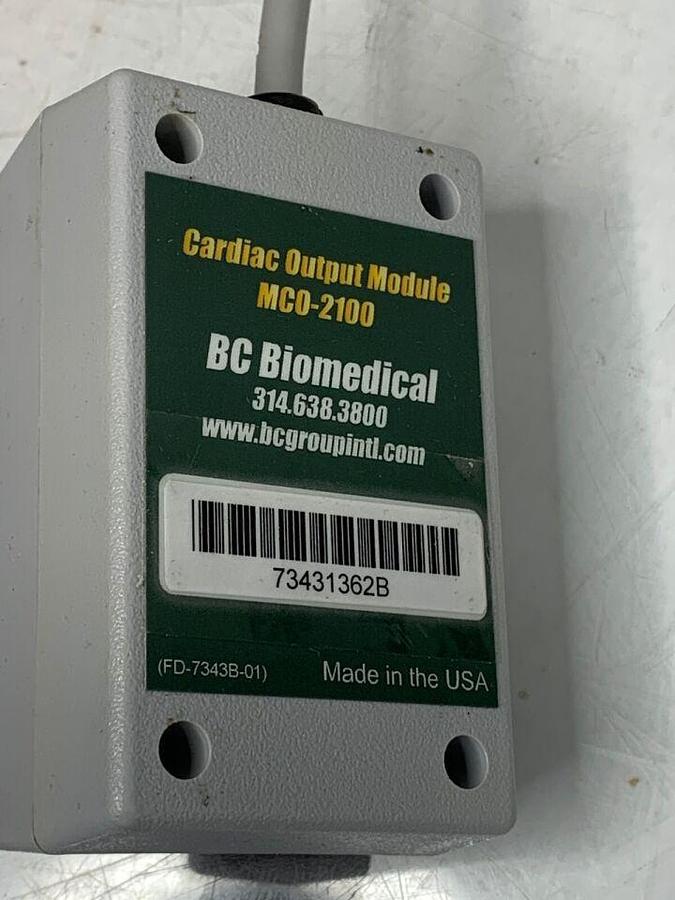 Used BC BIOMEDICAL Cardiac Output Module