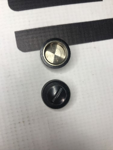 Used Beckman 878594 lot of 2 SPRING LOADED BRUSHES W/ CAPS 166