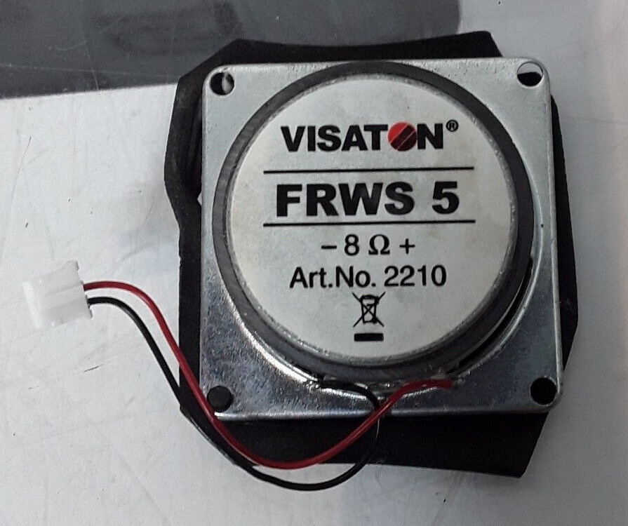 Used Visaton Frws 5 Broadband Speaker 8 Ohm, Very Narrow Ela-Zeilen 070201-0001
