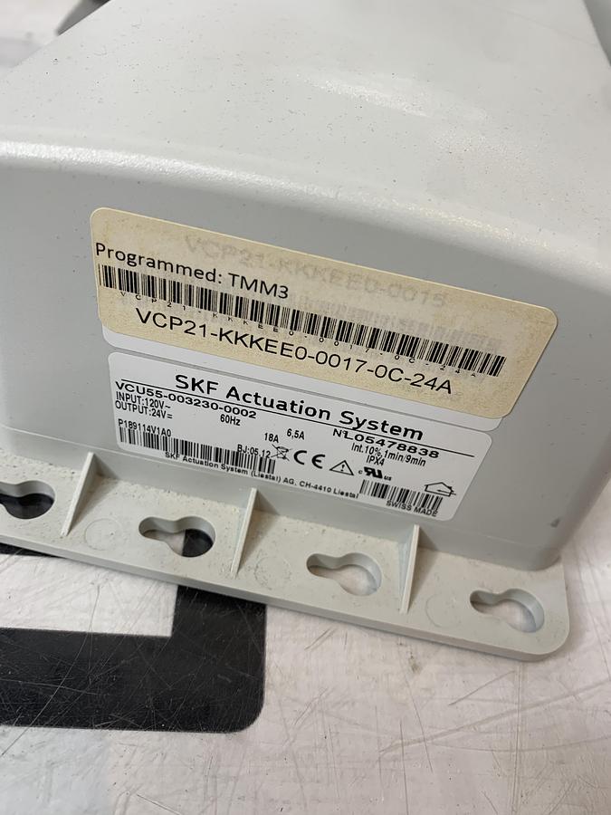Used SKF VCU55-003230-0002 Controller Transmotion TMM3 TMM4 TMM5 Actuation P189114V1A0