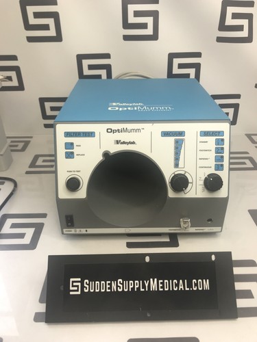 Used Tyco Valley Lab OptiMumm Smoke Evacuator No Filter  Parts unit Valleylab