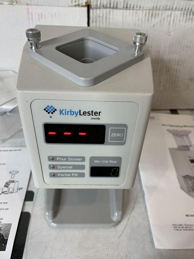 Used KIRBY LESTER CALIBRATED KL1 Pill Tablet Capsule Counter Microprocessor Capsule KL 1 W/ WARRANTY Pill Dispensers