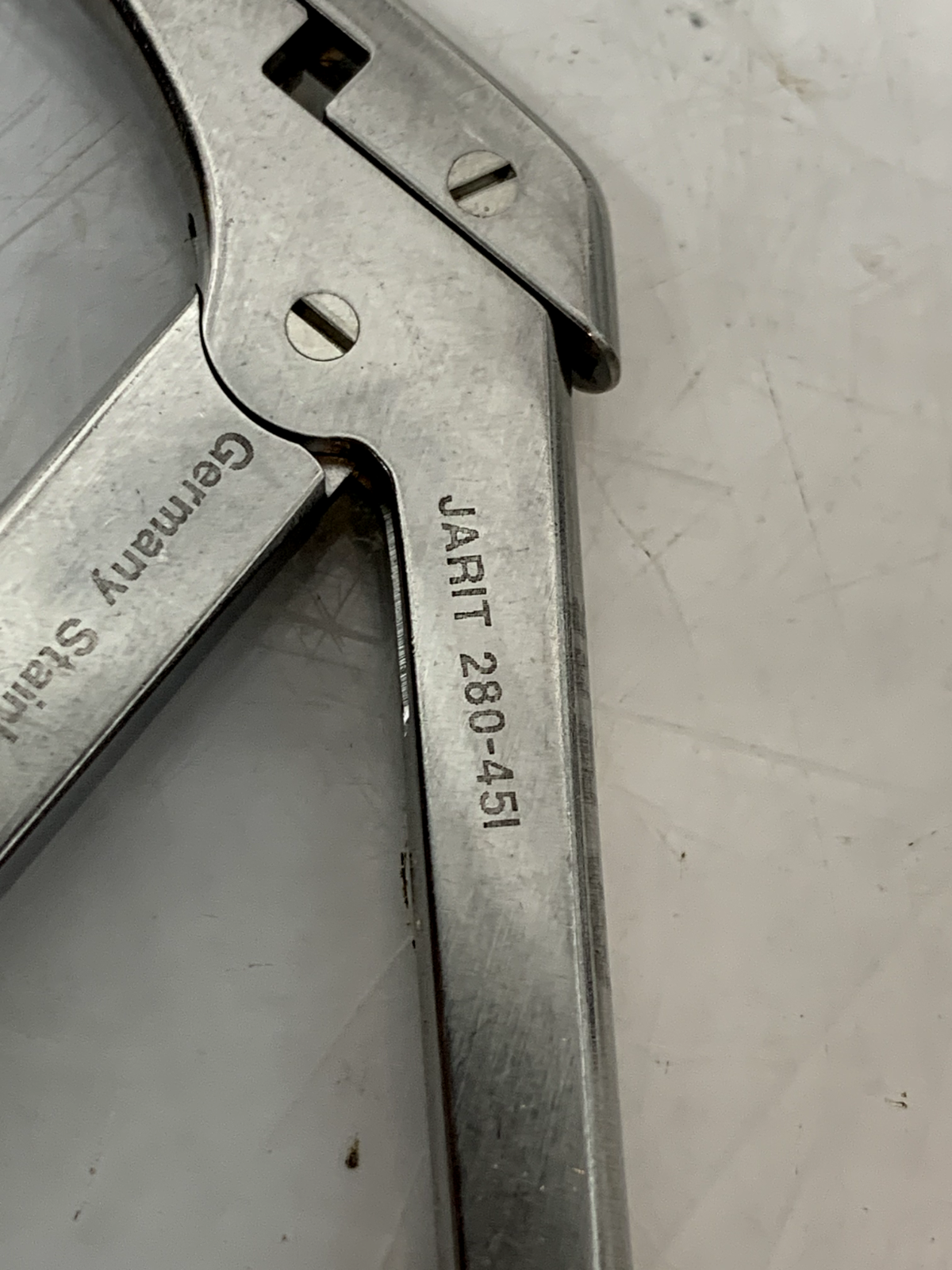 Used Jarit 280-451 Wilde Rongeur Straight 5 1/2"  Fenestrated Jaws 5mm Bite