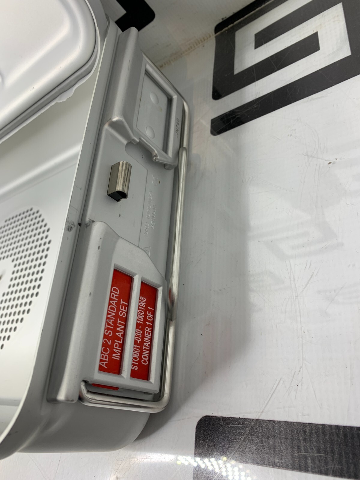 Used Aesculap Sterilization Container JN740 Lid JK789 Sterile Full Size  NO PLATES