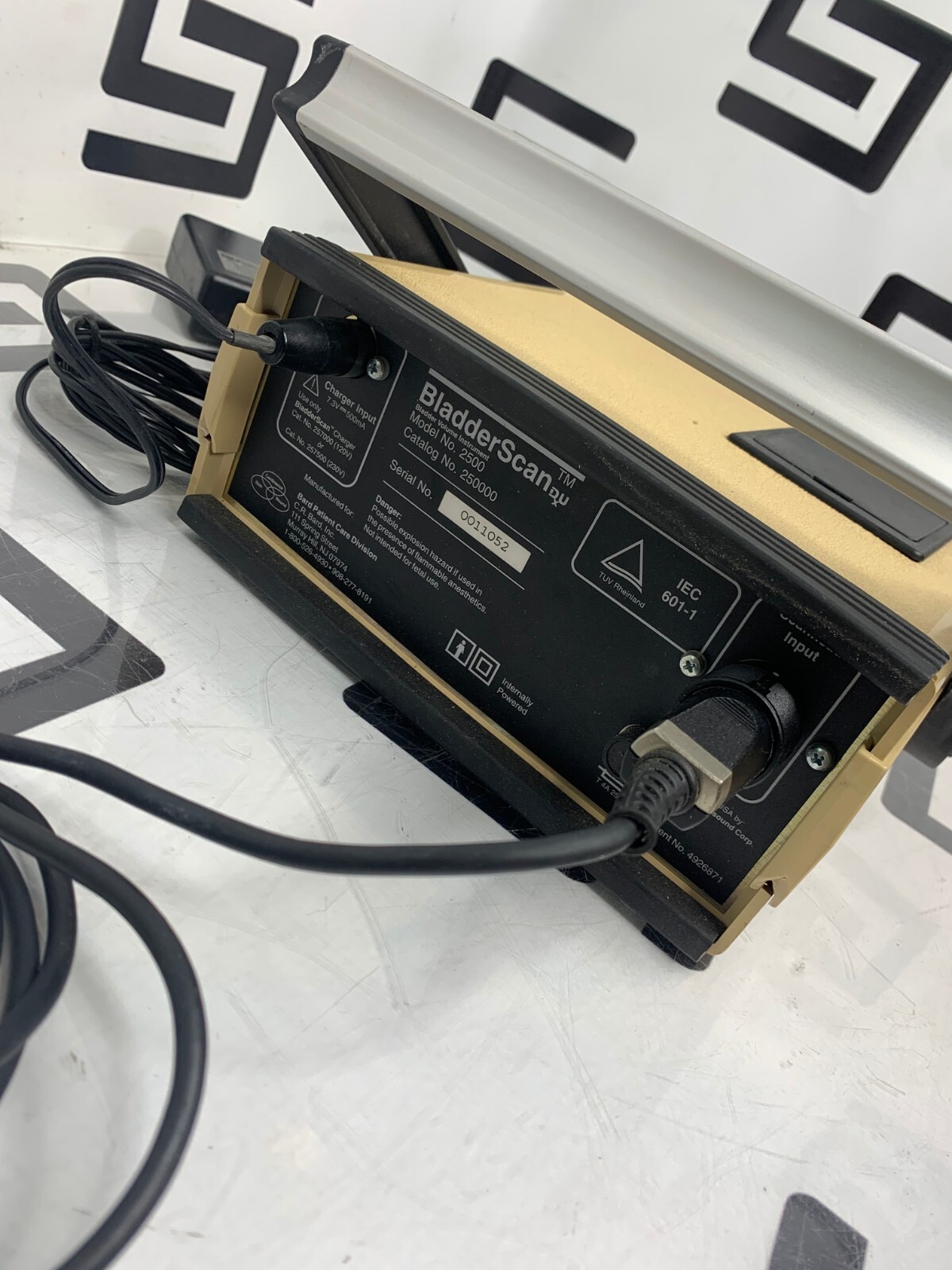 Used Diagnostic Ultrasound BLADDERSCAN BVI-2500 W/ Power Supply & Probe