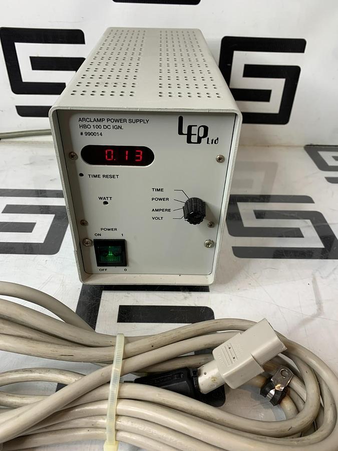 Used Carl Zeiss Stab. Arclamp power supply XBO 75 HBO 100 AC arc lamp Ludl LEP 990014