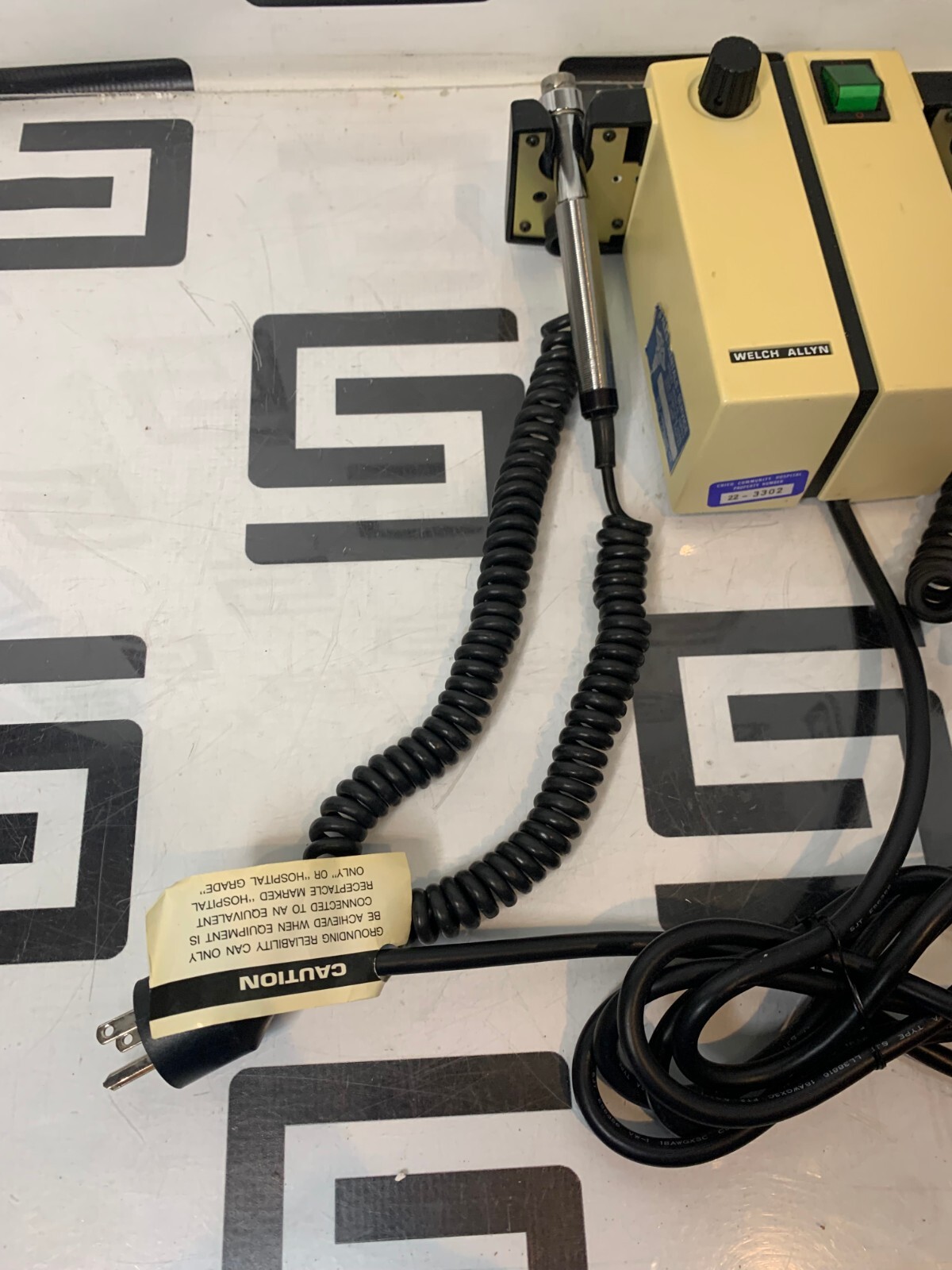 Used Welch Allyn 74710 Series Transformer Otoscope Ophthalmoscope Left Side Only Work