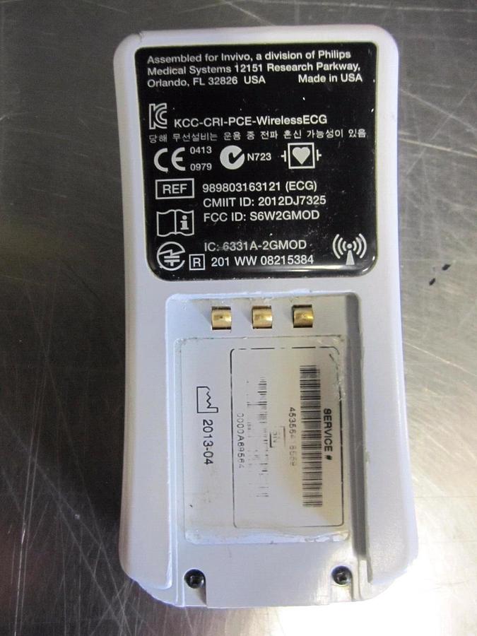 Used Invivo Expression  ECG Module 989803163121 MRI Philips Transmitter