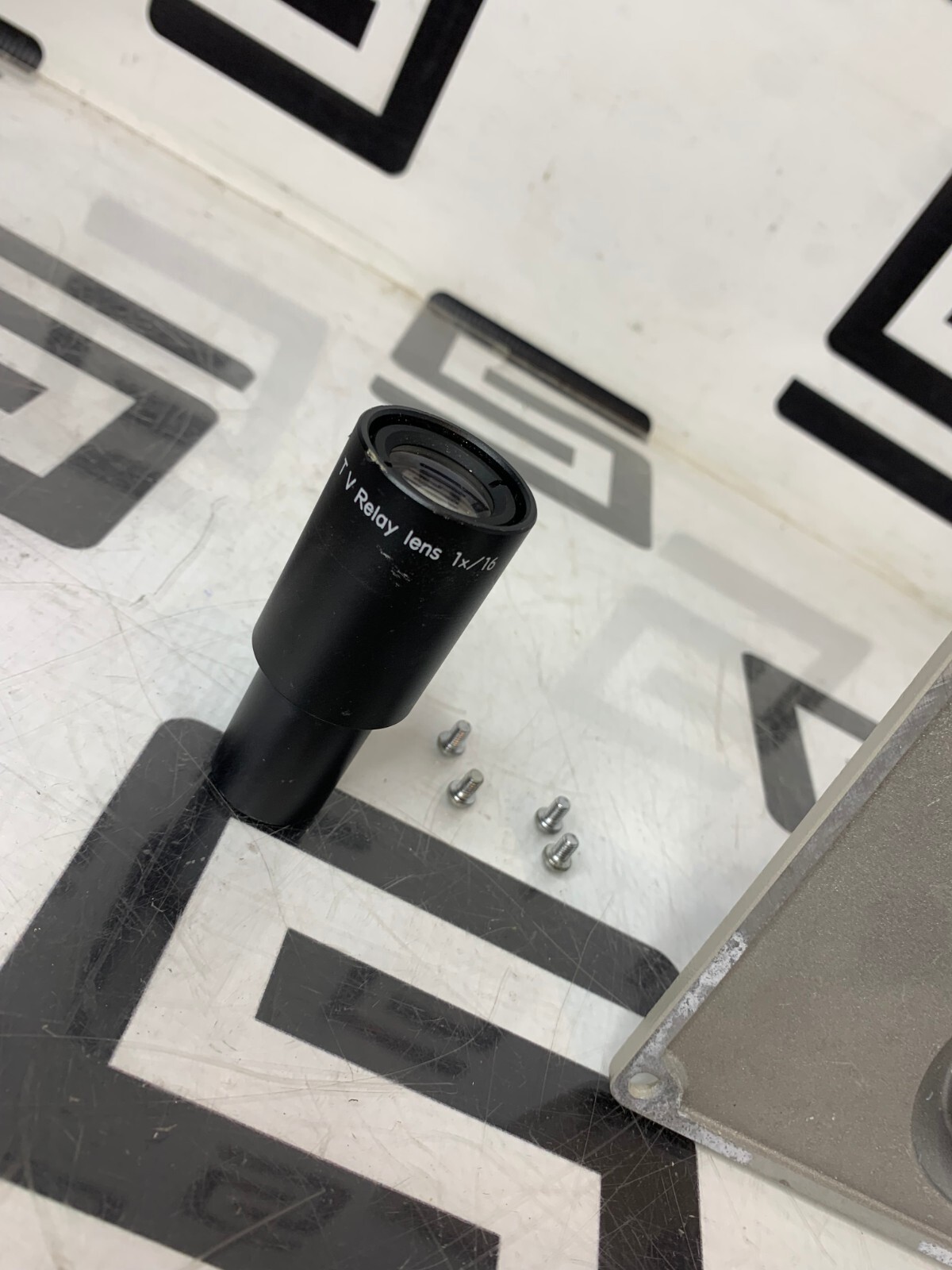 Used Nikon Diaphot Microscope T V Relay  lens 1x/16