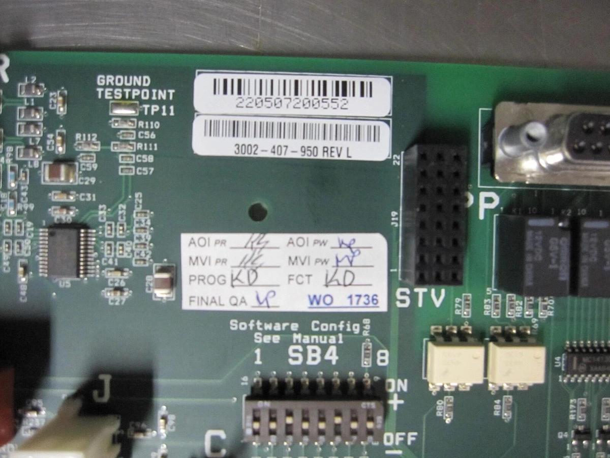 Used Stryker For Medical Bed CPU Flash 12 3002-407-950 Rev N 3002-407-950REV