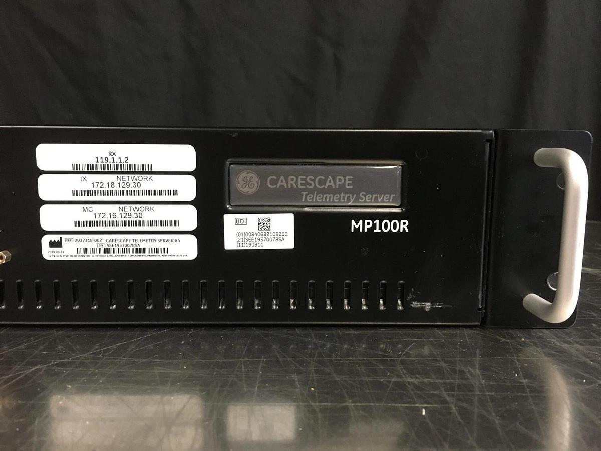 Used GE 2037318-002 MP100R Carescape Telemetry Server V4 Patient Ready